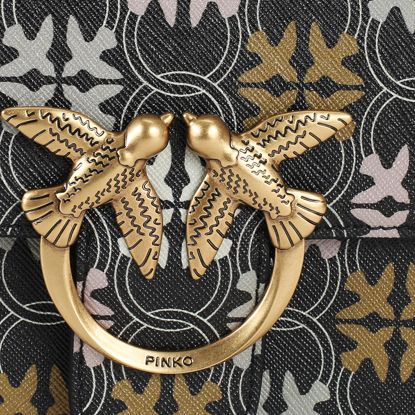 Кожаная сумка Pinko Love One