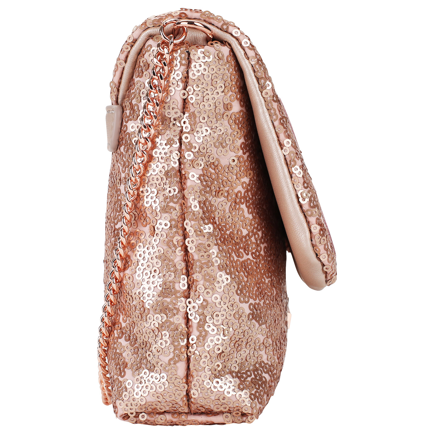 Женская сумка с пайетками Love Moschino Love Sequins