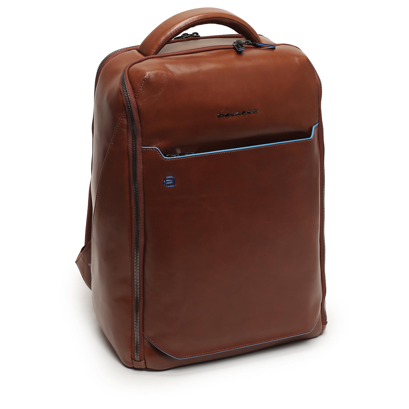 Кожаный рюкзак Piquadro Blue square