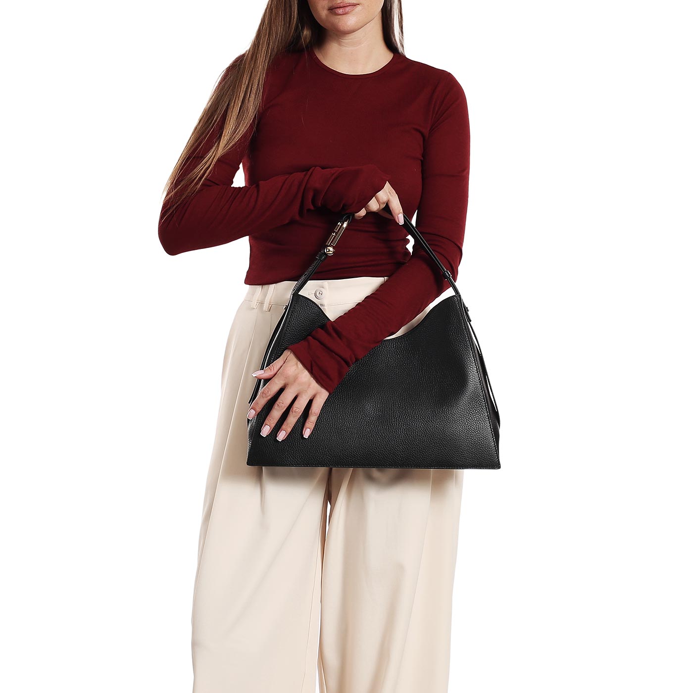 Кожаная сумка Furla Nuvola