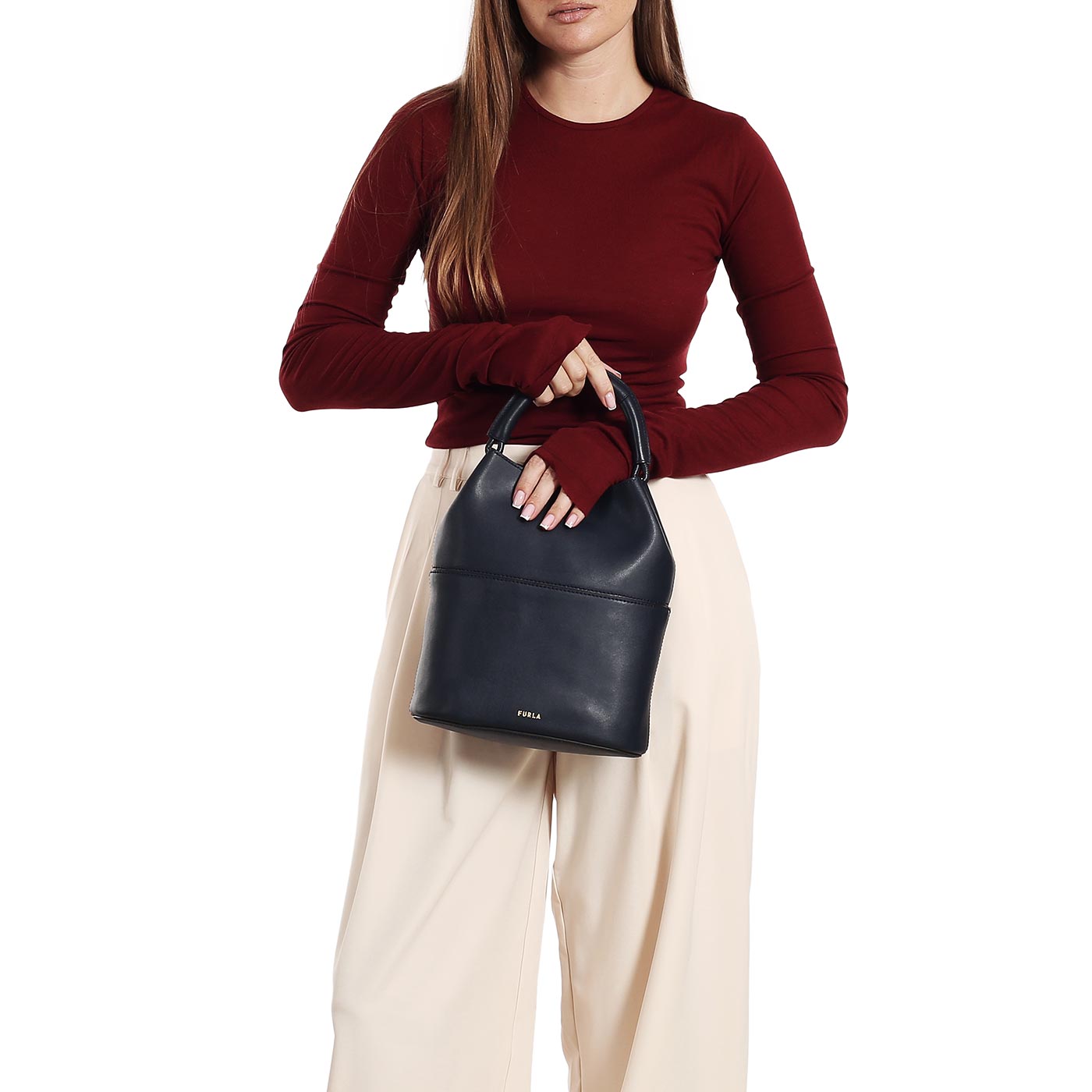 Кожаная сумка Furla Sfera