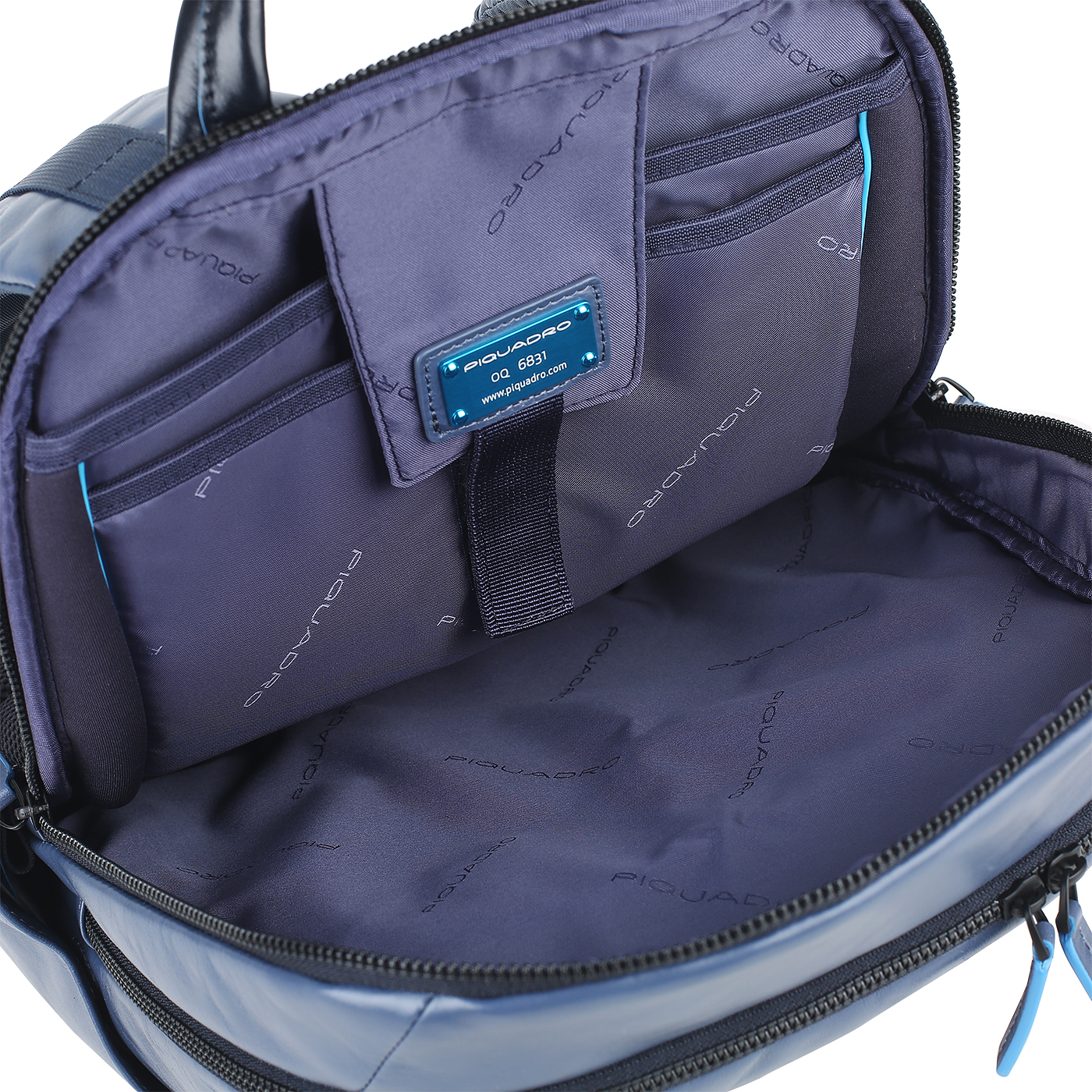 Кожаный рюкзак Piquadro Blue square Revamp