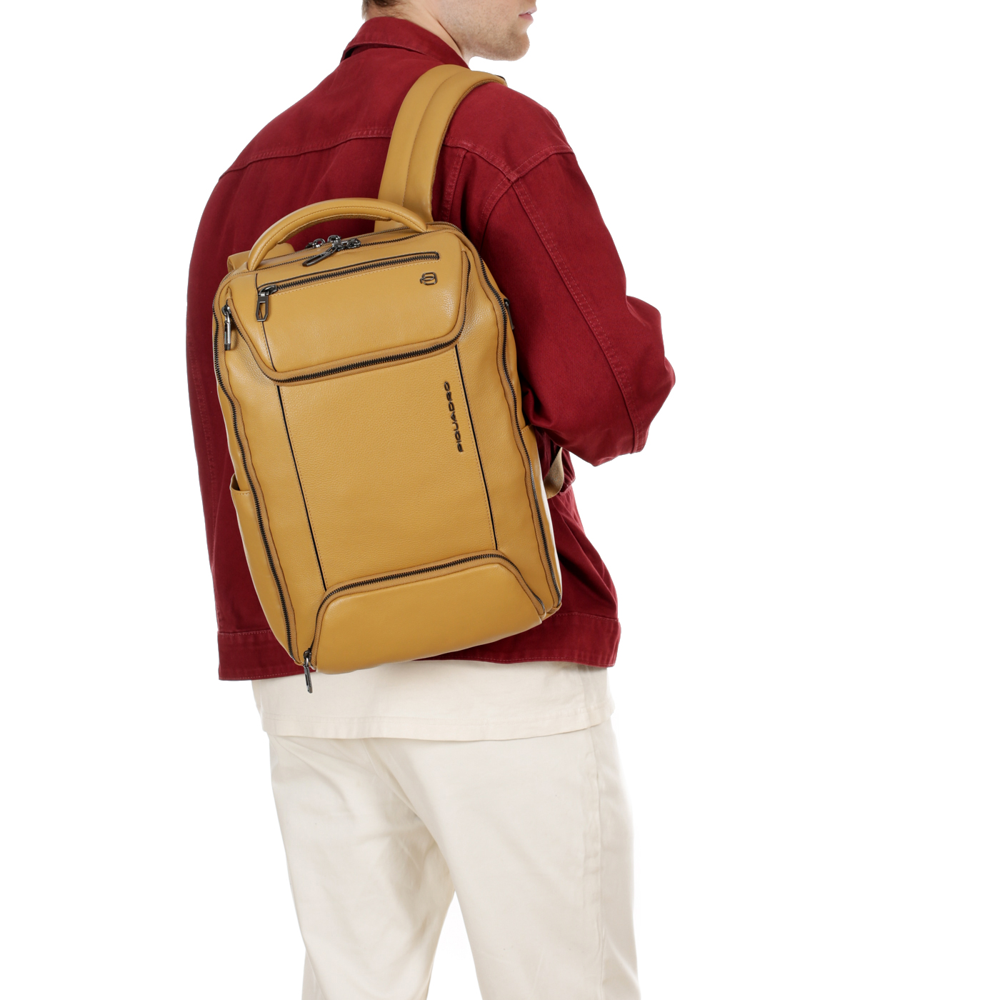 Кожаный рюкзак Piquadro Cronus