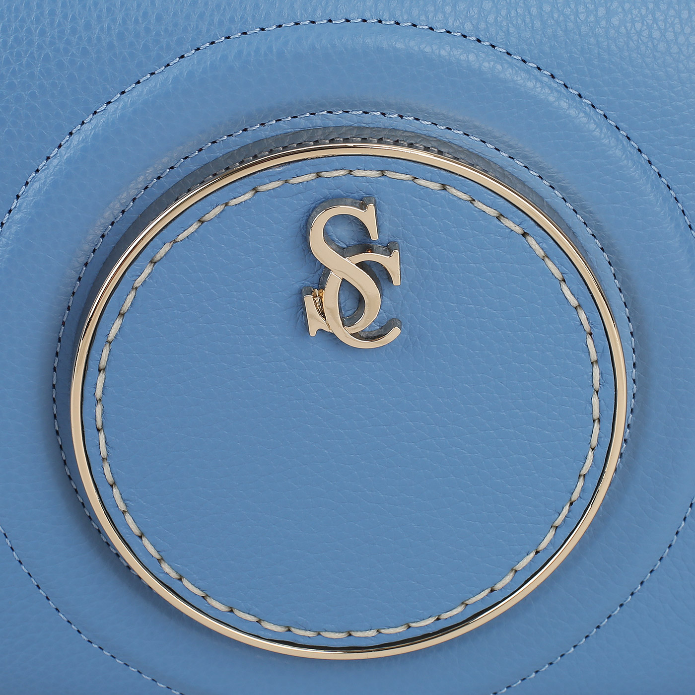 Кожаная сумка с цепочкой Carlo Salvatelli Dora gemma