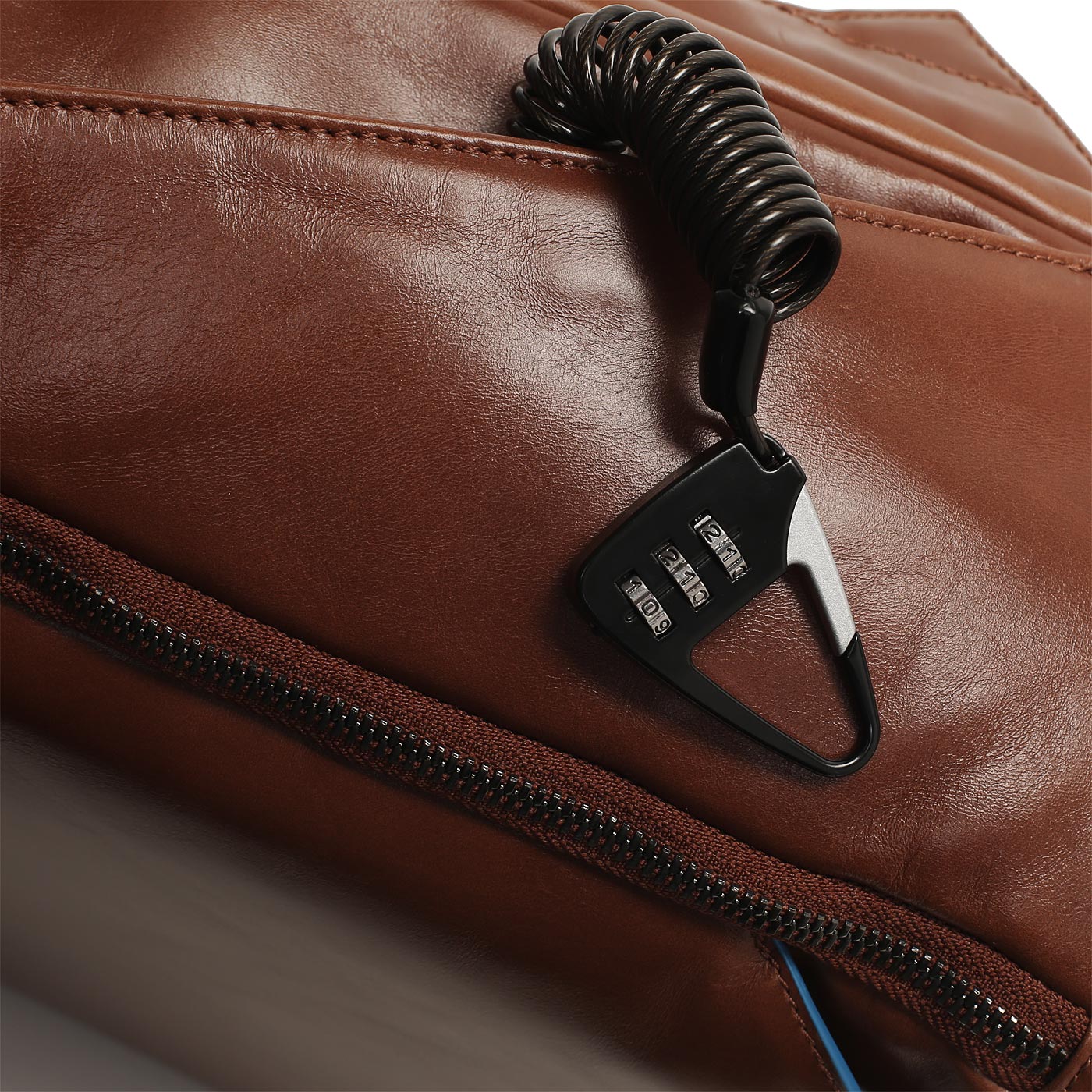 Кожаный рюкзак Piquadro Blue square