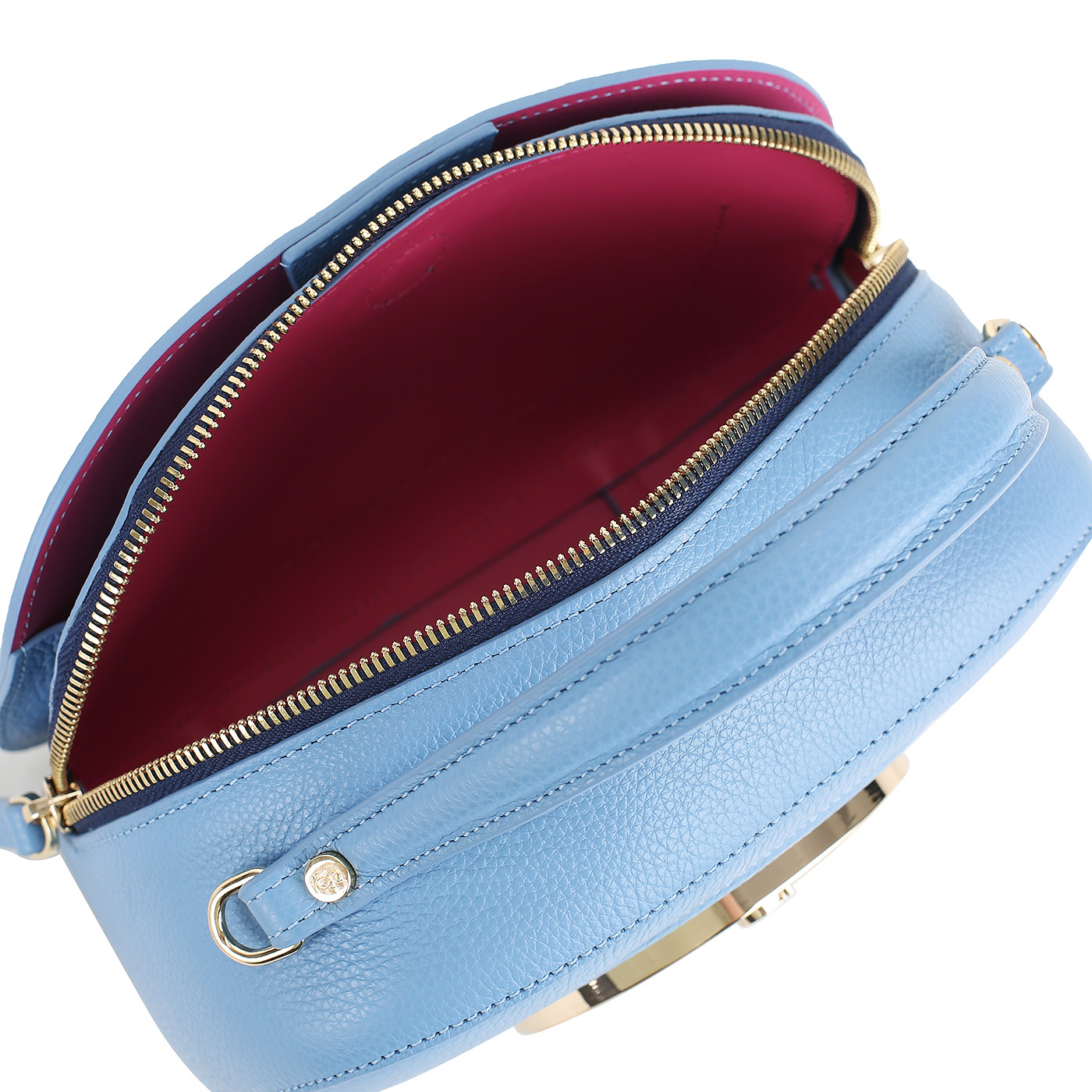 Кожаная сумка с цепочкой Carlo Salvatelli Dora gemma