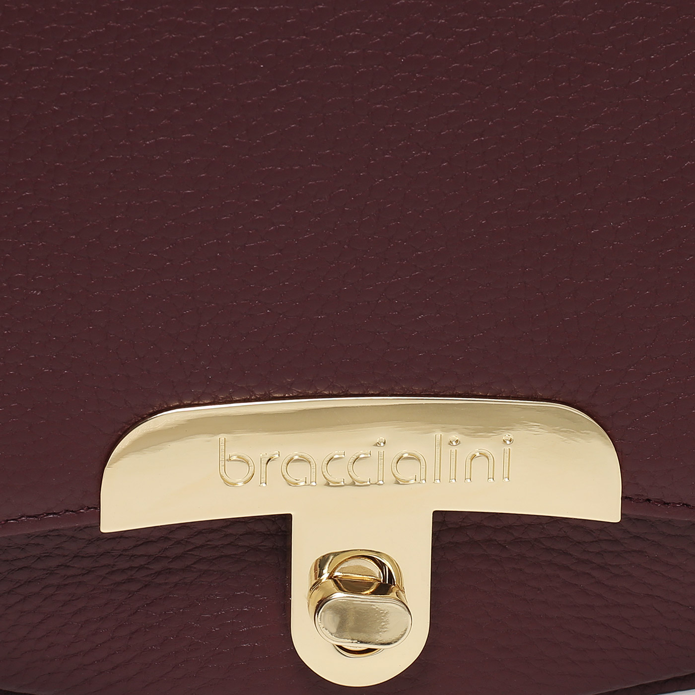 Кожаная сумка Braccialini Michelle
