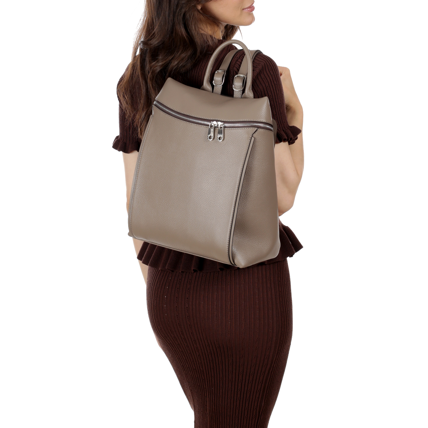 Кожаный рюкзак Chatte Lille