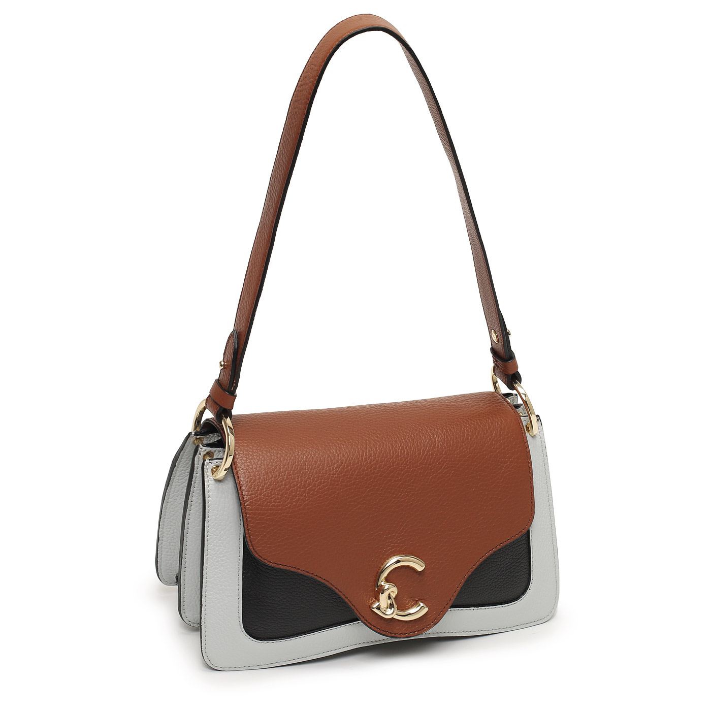 Кожаная сумка Coccinelle Coccinelle C-me Tricolor