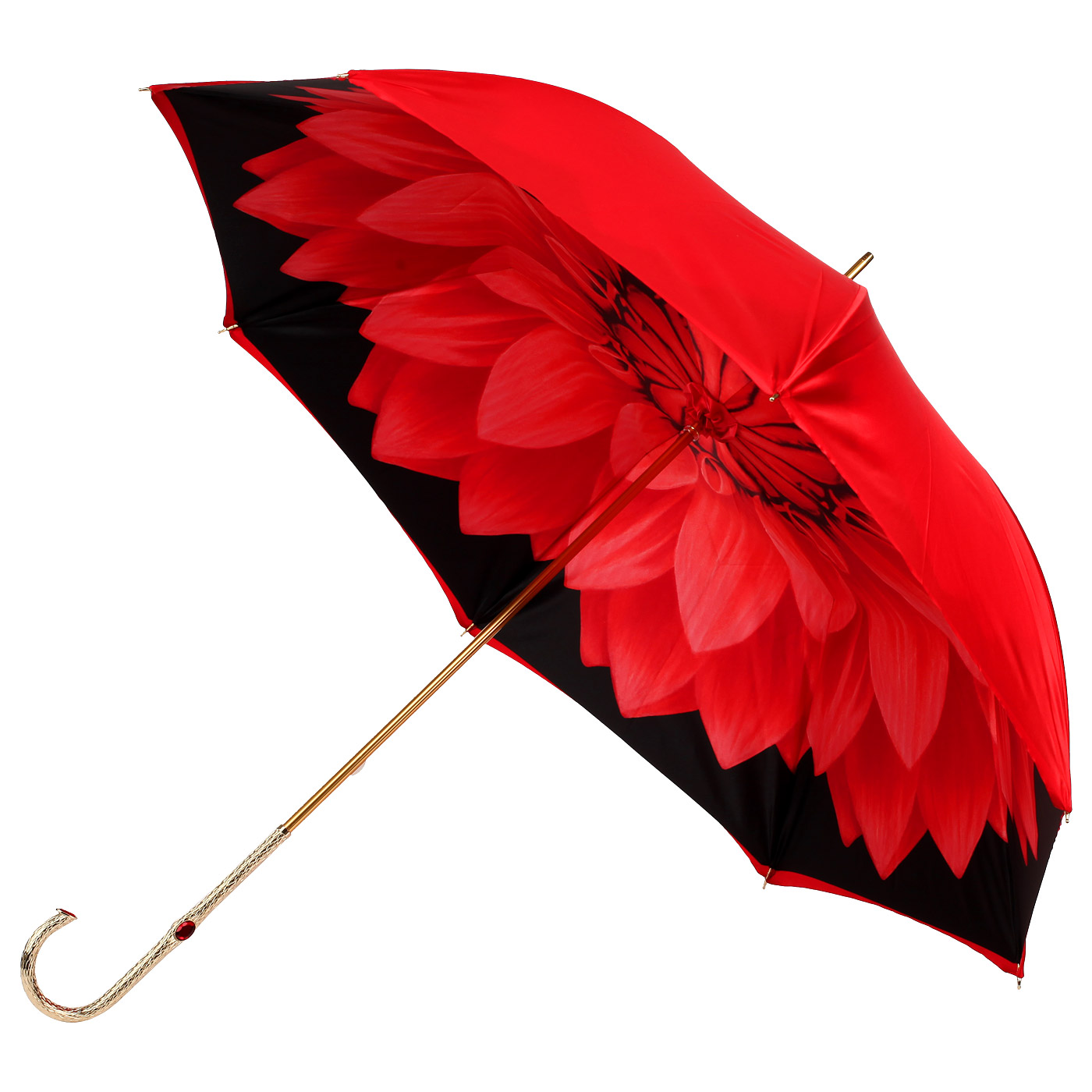 Pasotti Красный зонт-трость