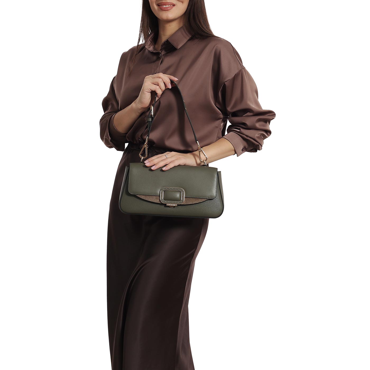 Кожаная сумка Cromia Grace