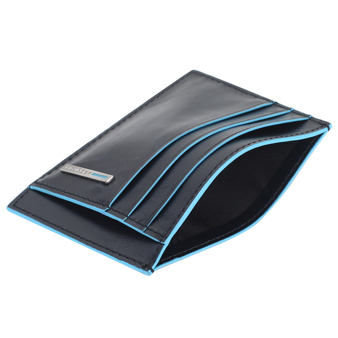Визитница с внешними кармашками Piquadro Blue square