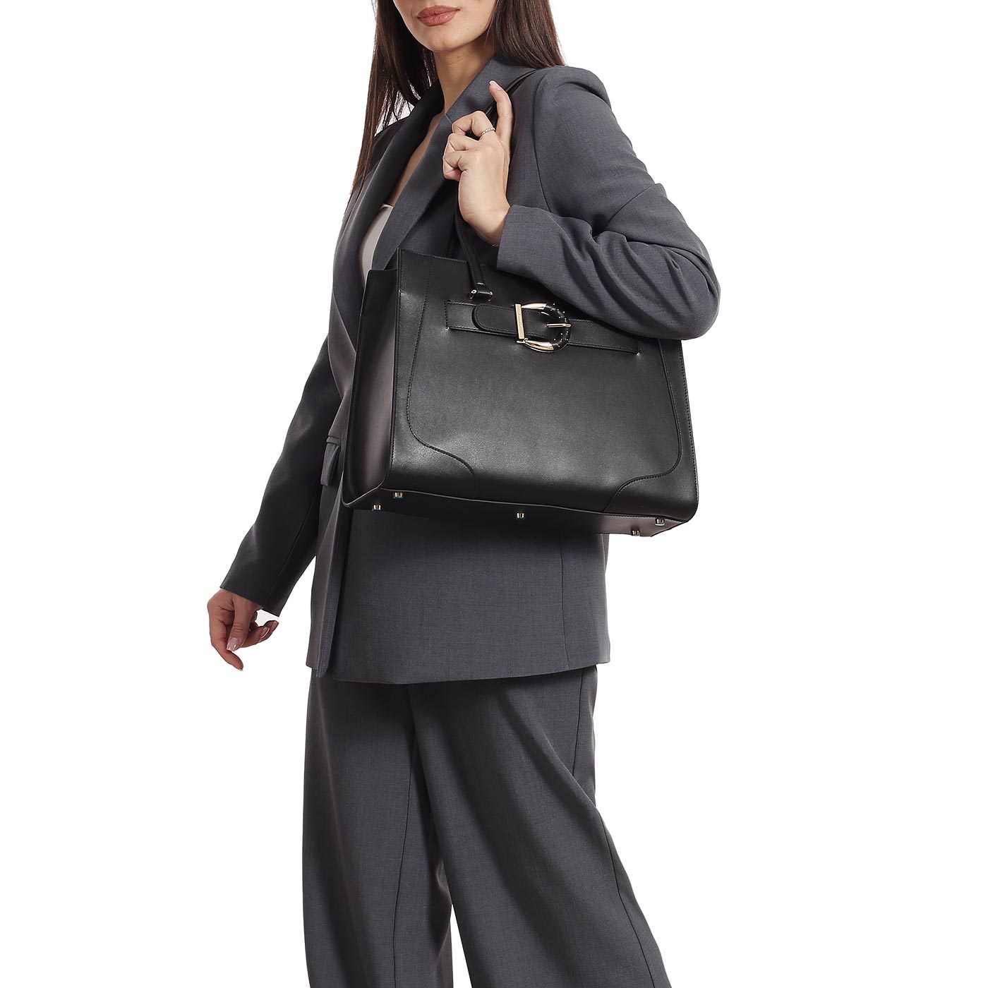 Кожаная сумка Cromia Kate