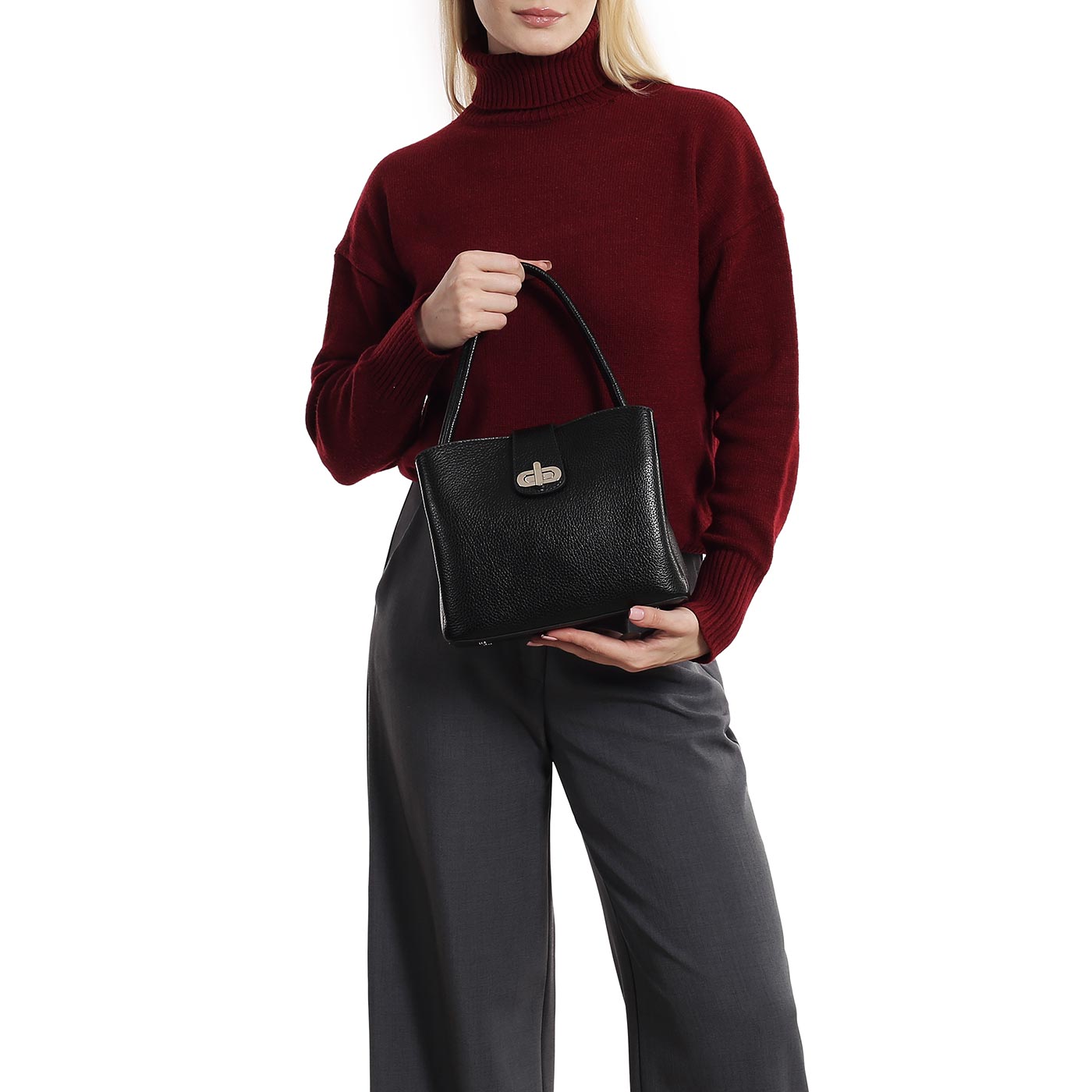 Кожаная сумка Chatte Lille