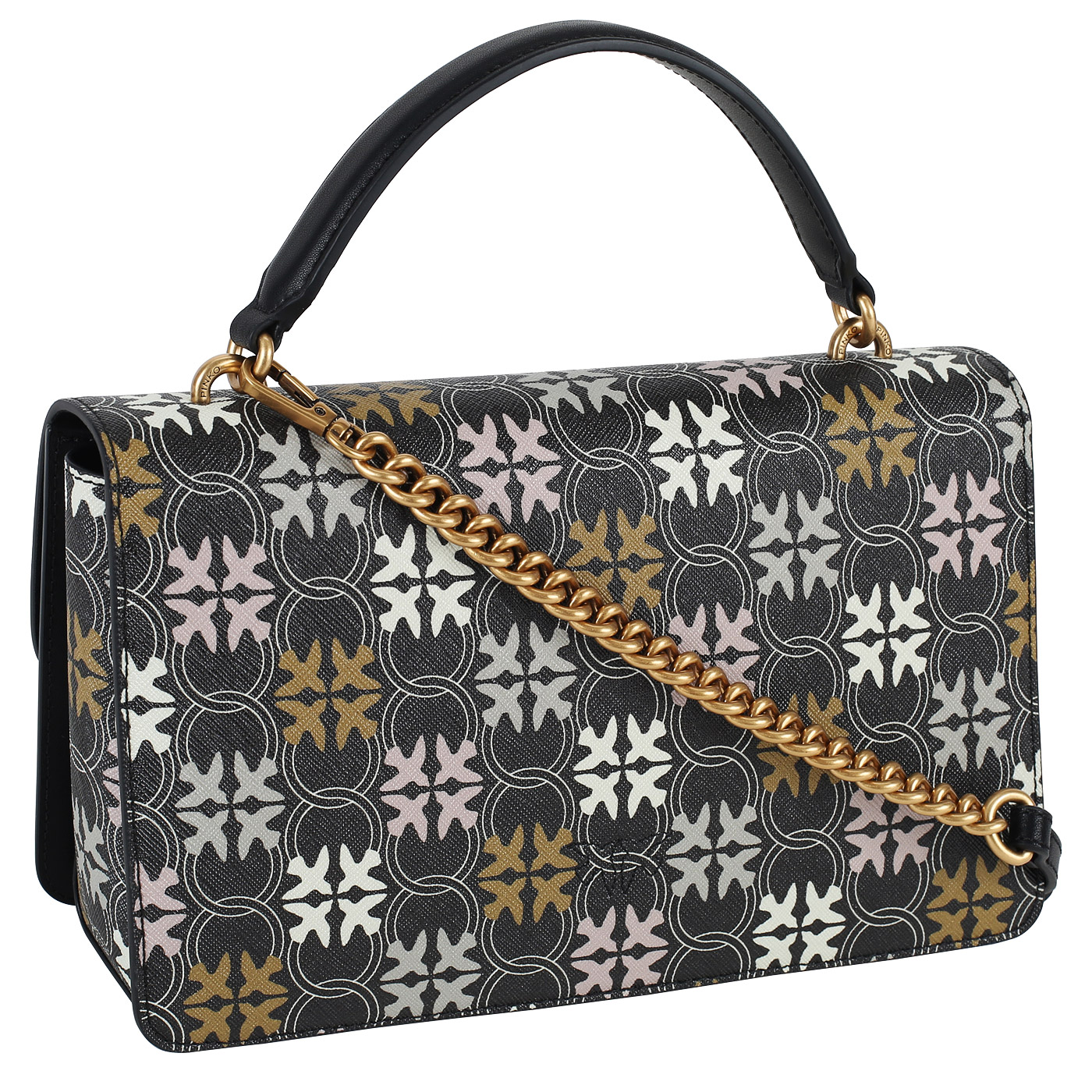 Кожаная сумка Pinko Love One